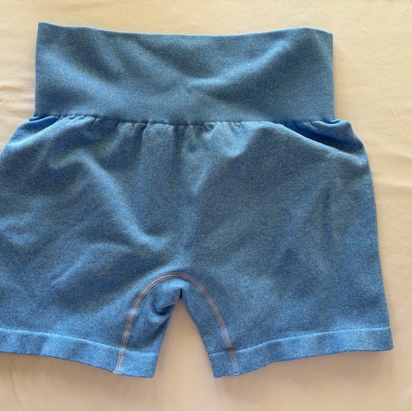 Seamless High Waisted Shorts Women's Tummy Control Workout - Picture 2 of 3